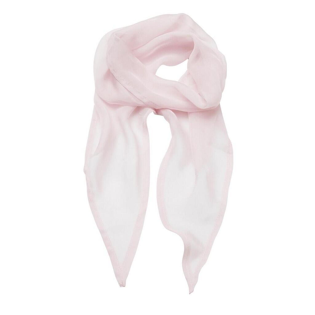 Womens/Ladies Chiffon Scarf (Pink)
