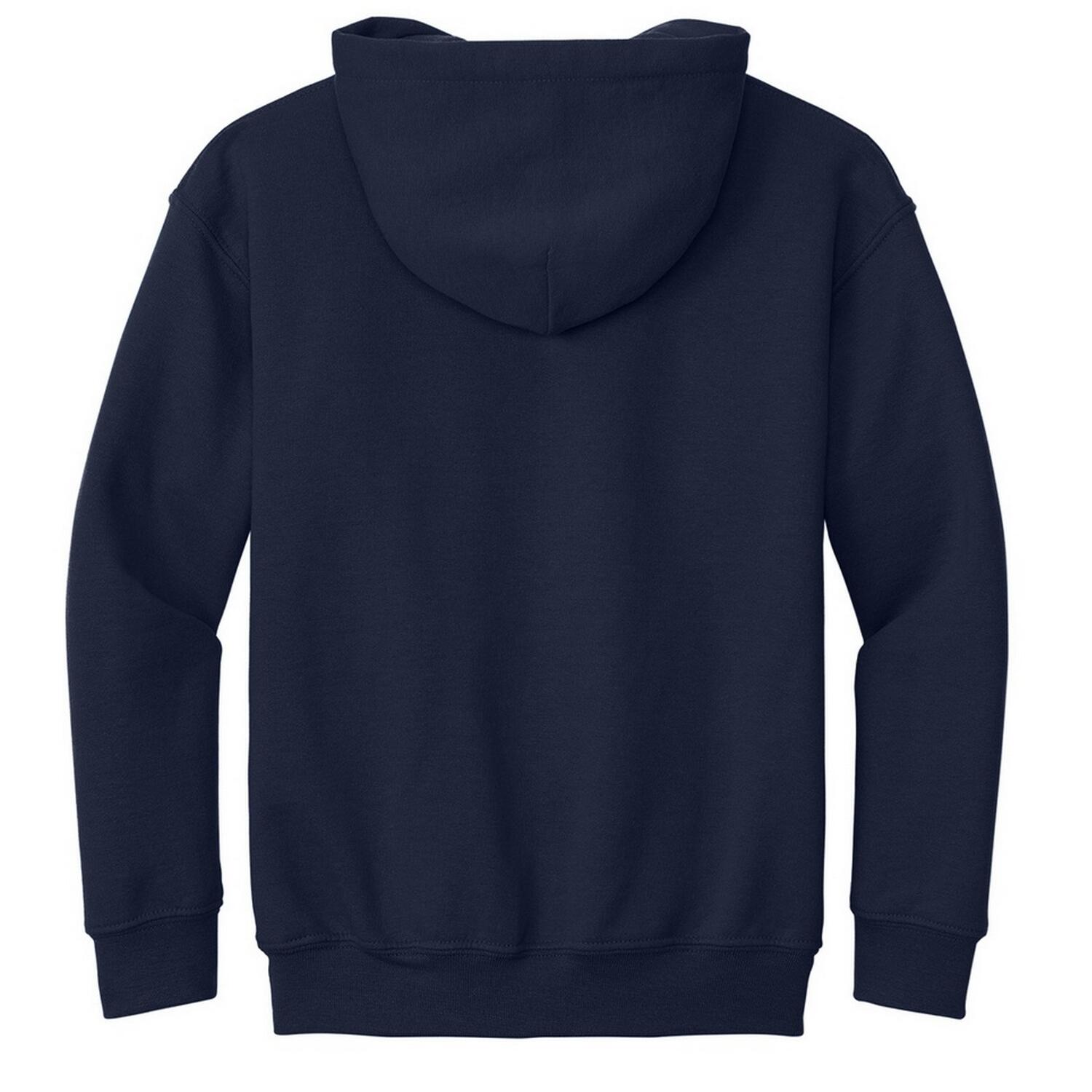 Felpa Con Cappuccio Bambini Gildan Blu Navy 2/2