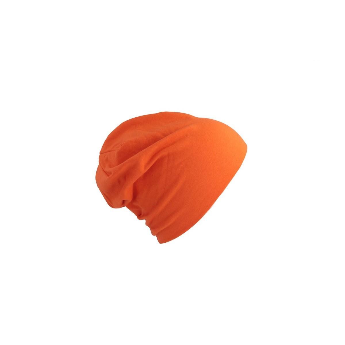 Berretto Tipo Beanie In Jersey Adulti/Unisex Atlantis Flash Arancione Neon 2/4