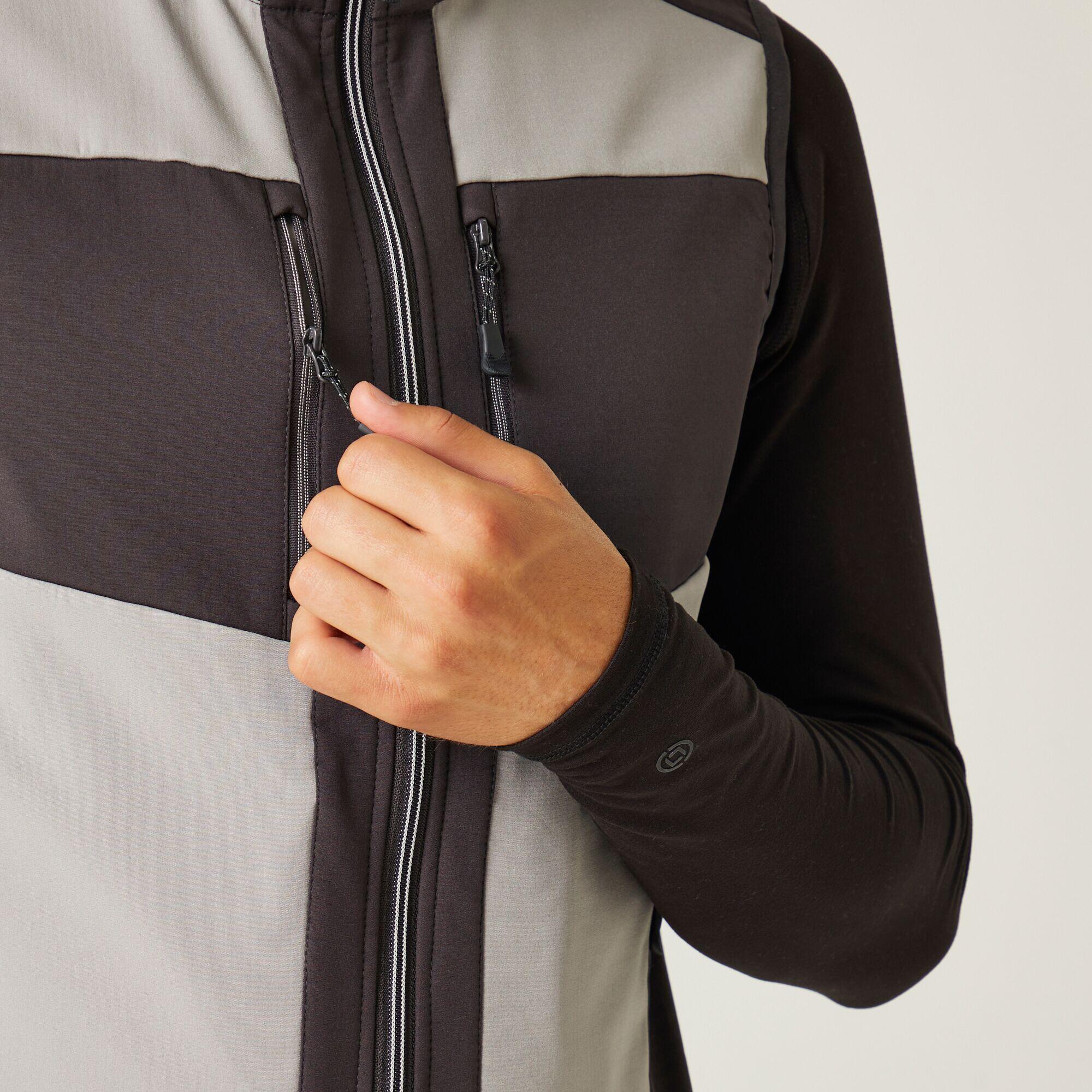 Jas Volwassenen Stretch Softshell Wind- En Waterdicht Hybrid Bodywarmer 4/6