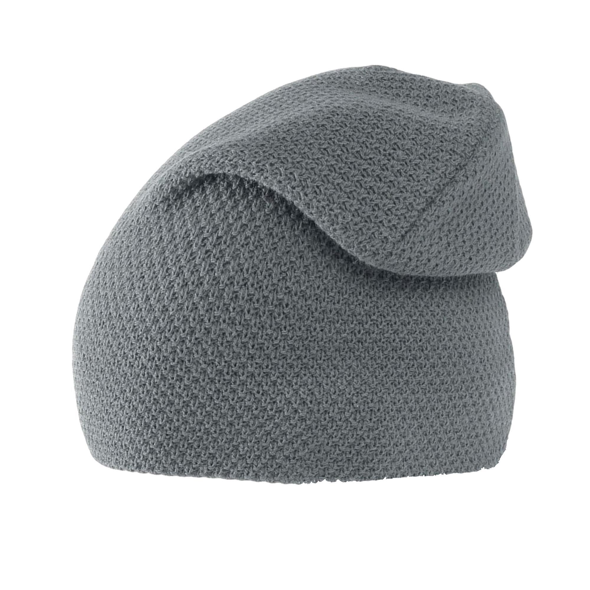 Berretto Lavorato A Maglia Tipo Nido D´ape Adulti/Unisex Atlantis Snobby Grigio 2/3