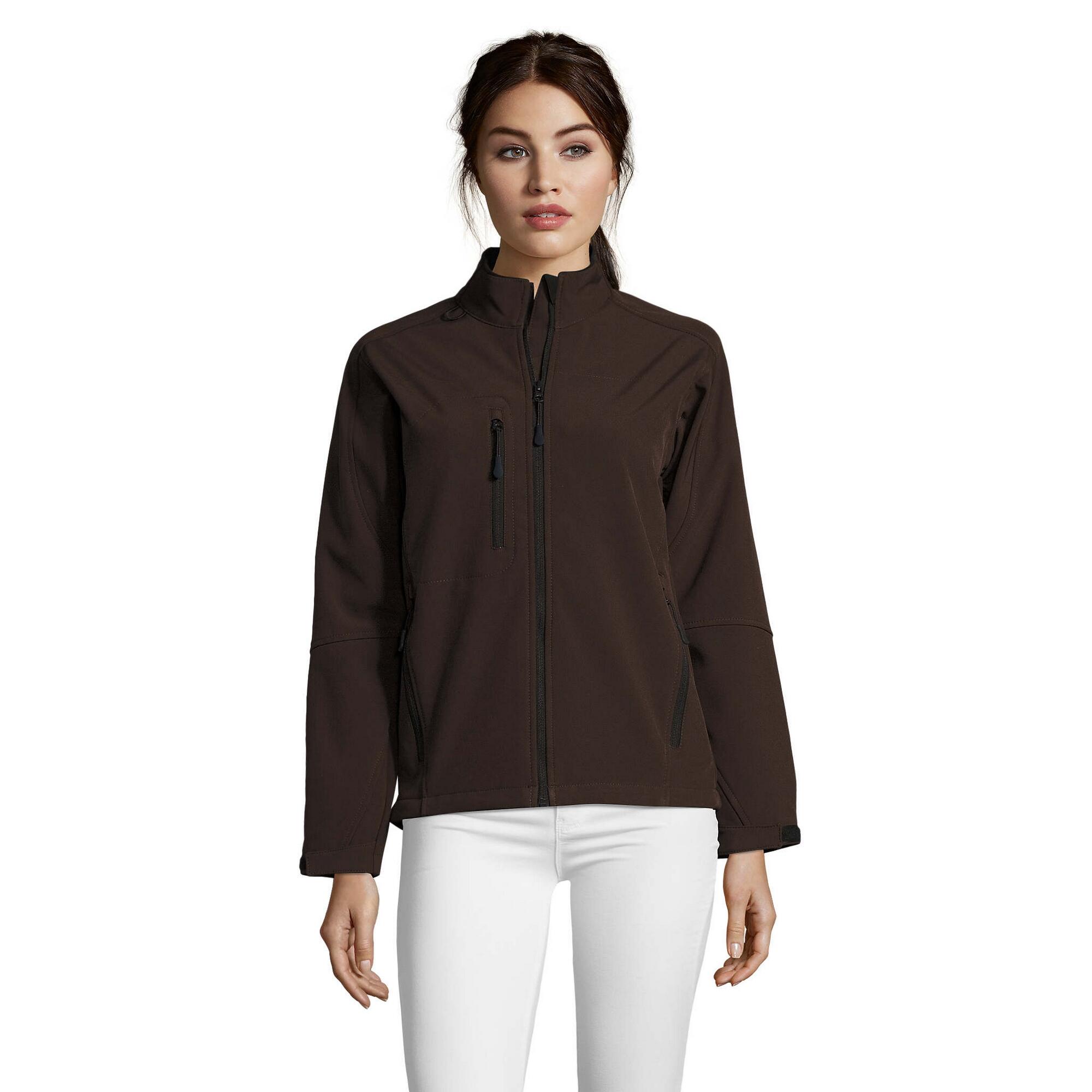 Sol's - Veste Softshell Roxy Femme (chocolat Foncé) - Veste - Marron - 42 M/l - Decathlon