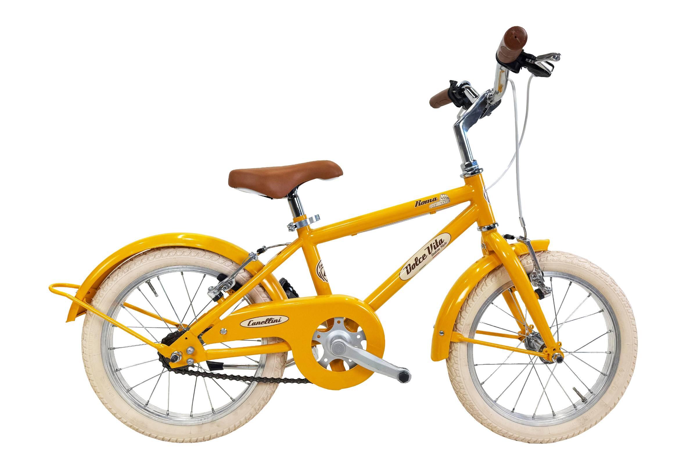 CANELLINI Kinderfiets Dolce Vita by Canellini ROMA 16" - Geel