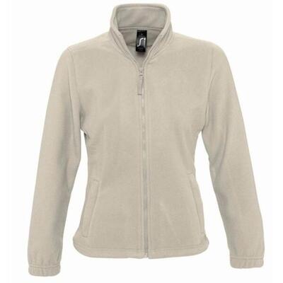 Dames north full zip fleece jacket (bosgroen)