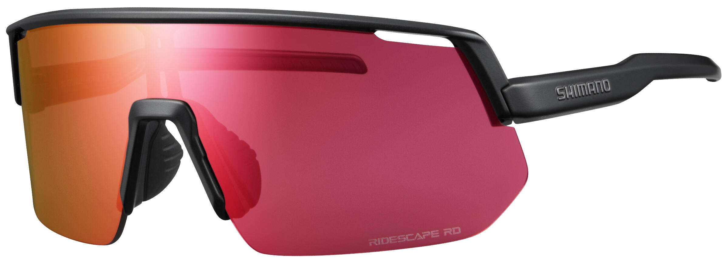 SHIMANO Fahrrad- Sonnenbrille TECHNIUM 2 L Ridescape Road, schwarz