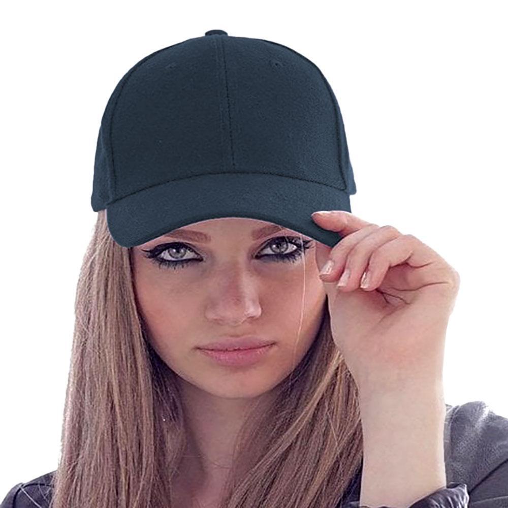 Casquette En Coton Premium PILOT Mixte (Bleu Marine) 2/3