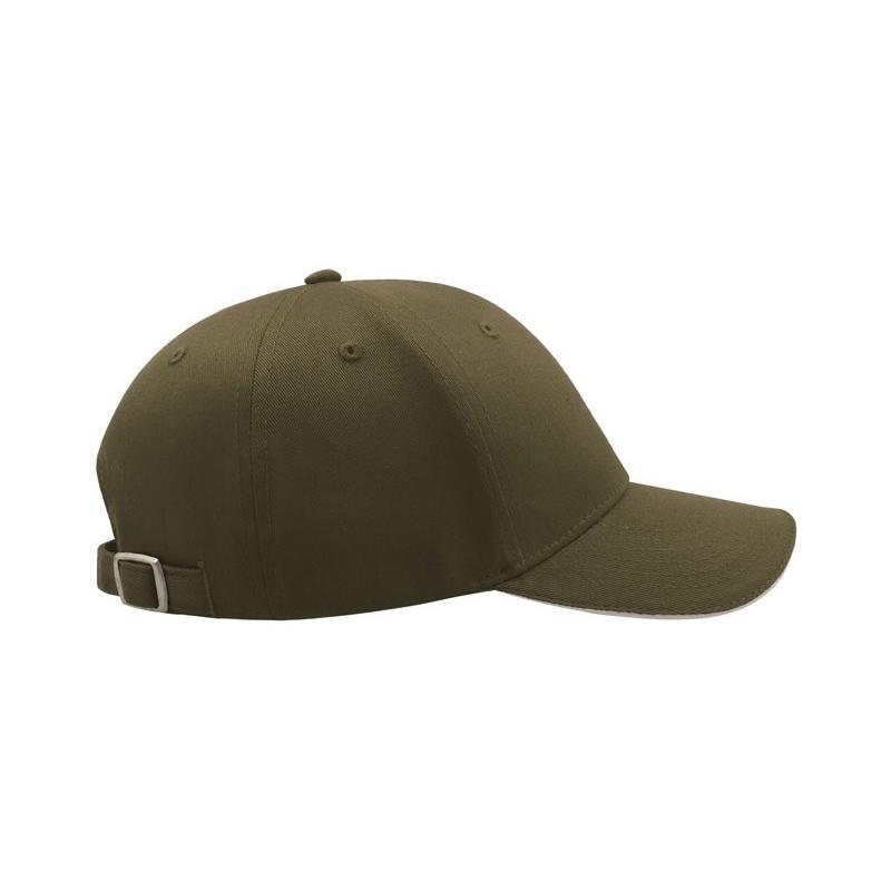 Sport Sanduíche 6 Panel Baseball Cap (Verde Oliva) 4/4