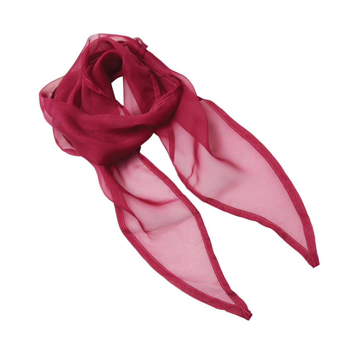 Cachecol Chiffon Mulher (Rosa Quente) 2/3