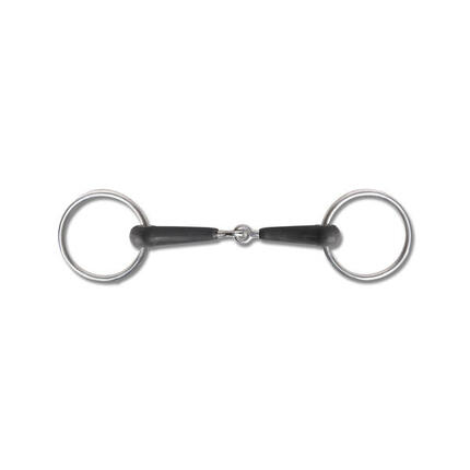 Mors pour cheval en caoutchouc simple brisure Waldhausen d