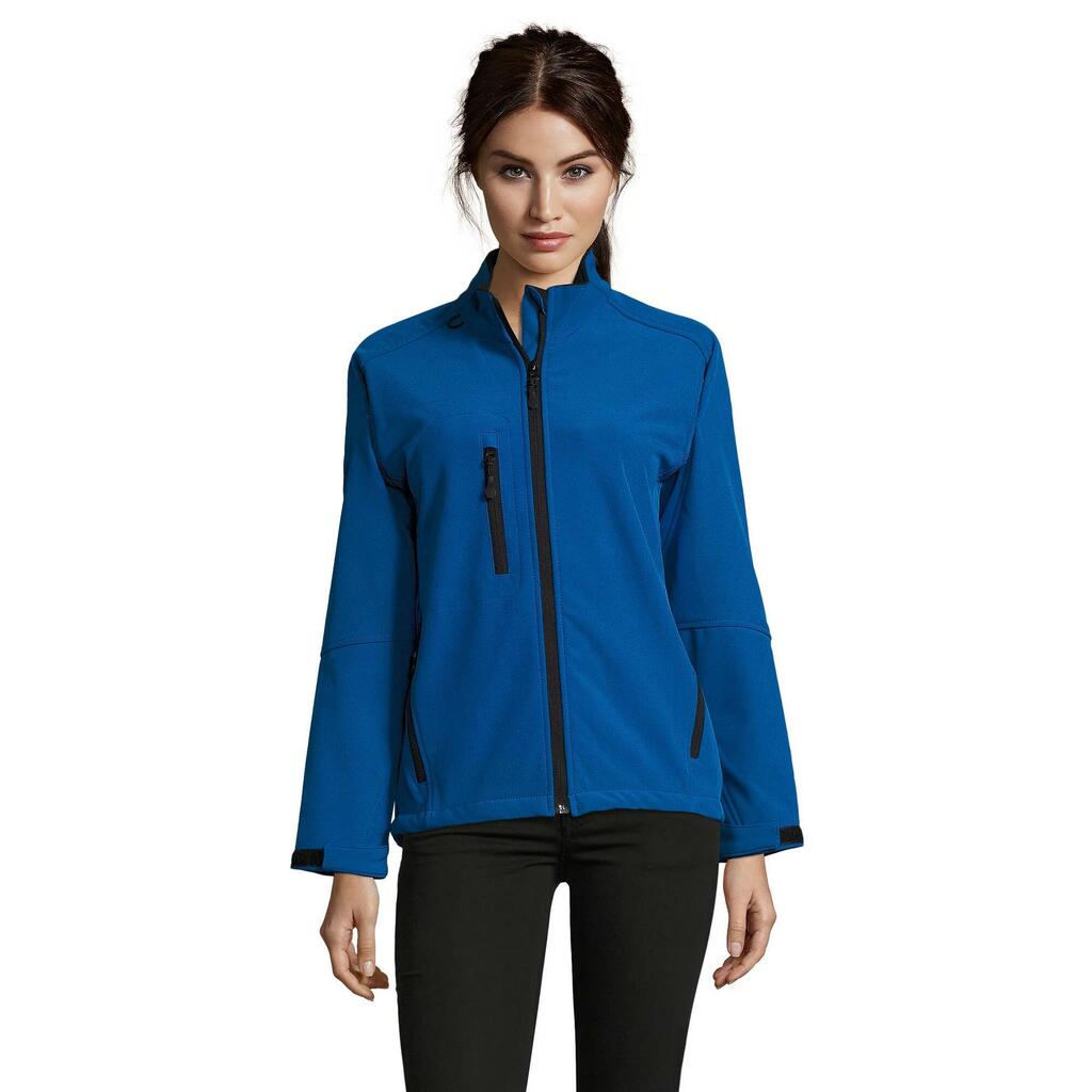 Womens/Ladies Roxy Soft Shell Jacket (Royal Blue)