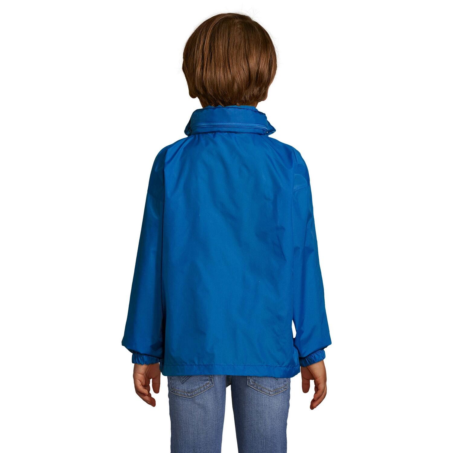 Giacca A Vento Bambini SOLS Surf Blu Reale 2/4