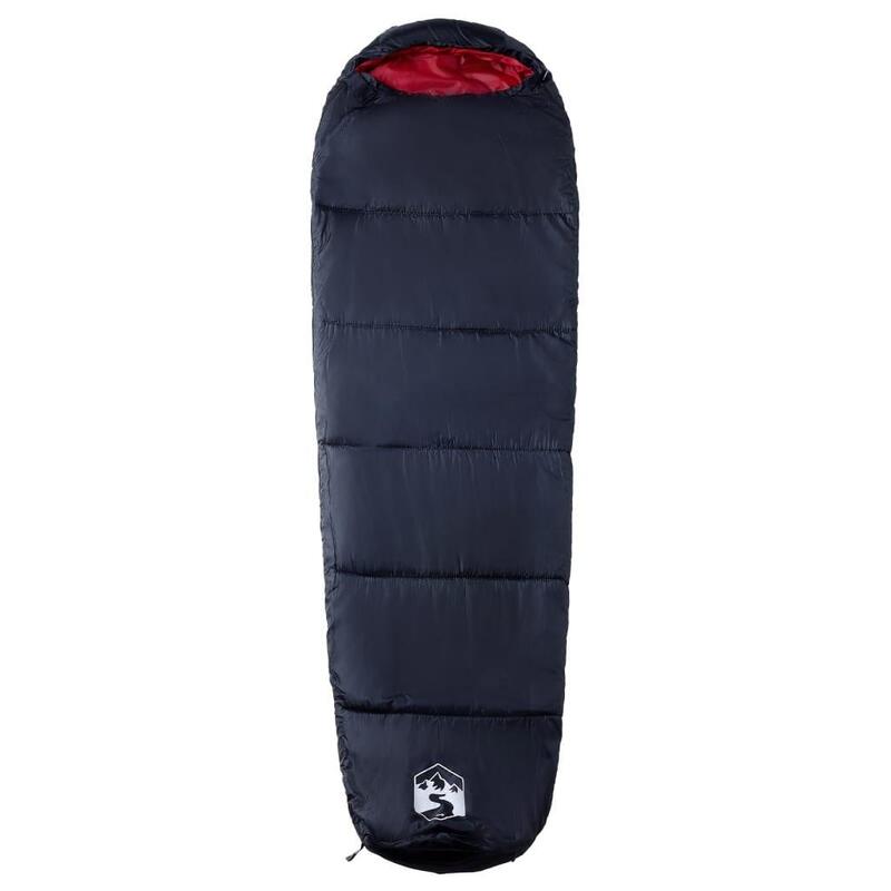 Sac de dormit vidaxl mumie negru 10-20°C