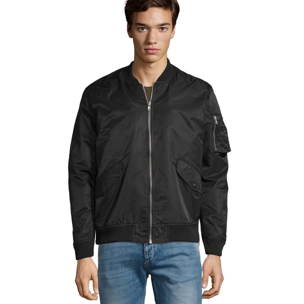 Unisex Adult Rebel Jacket (Black)