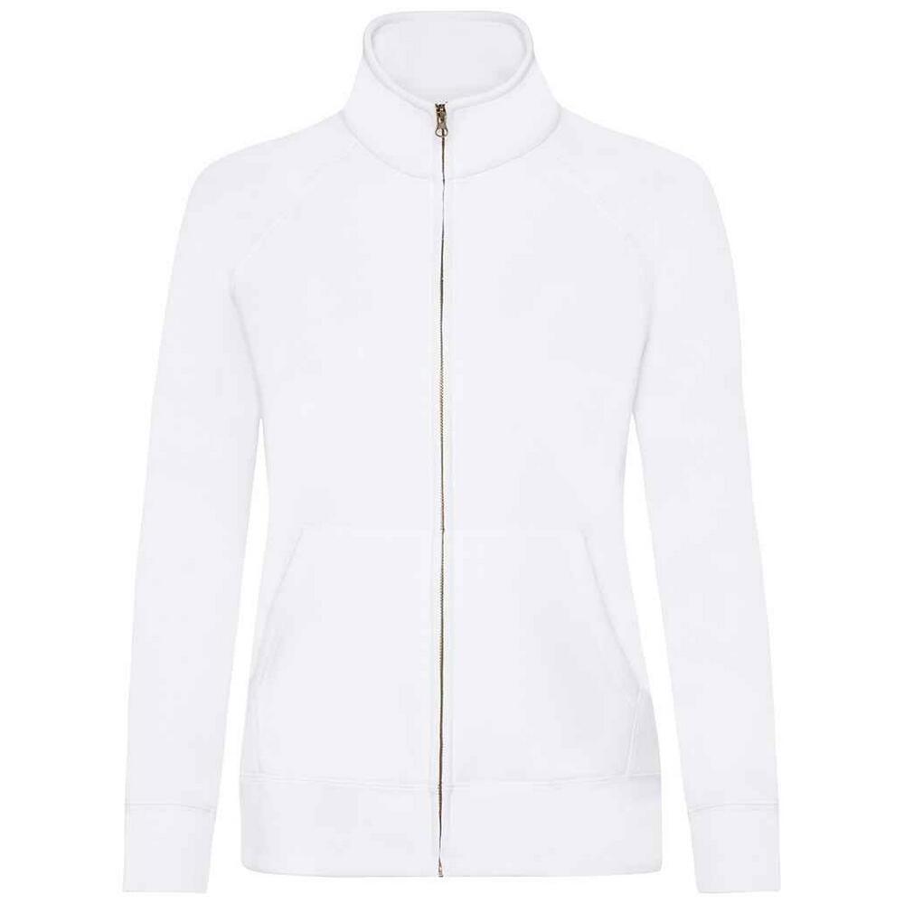 Womens/Ladies Premium Jacket (White)