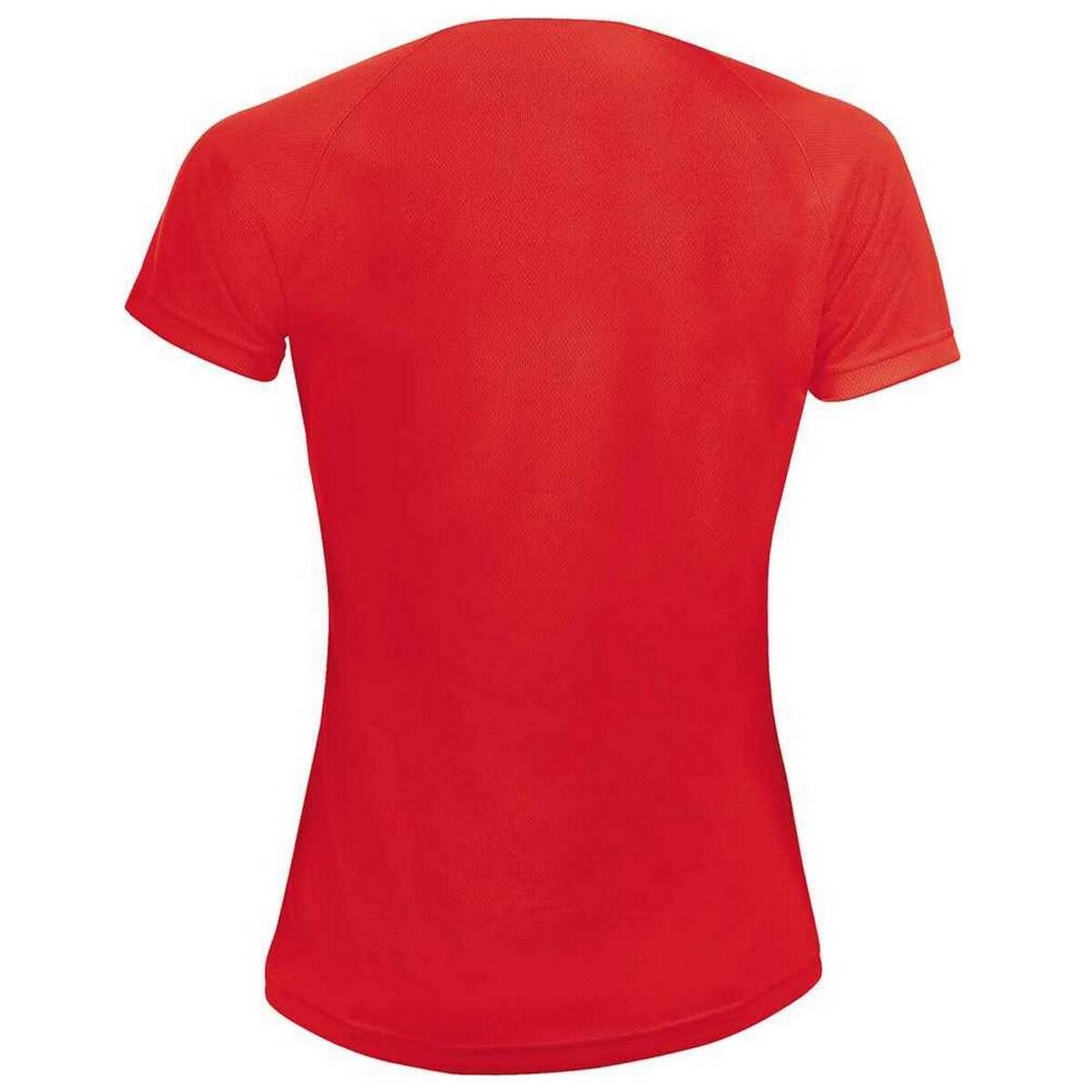 Tshirt SPORTY Femme (Rouge) 2/4