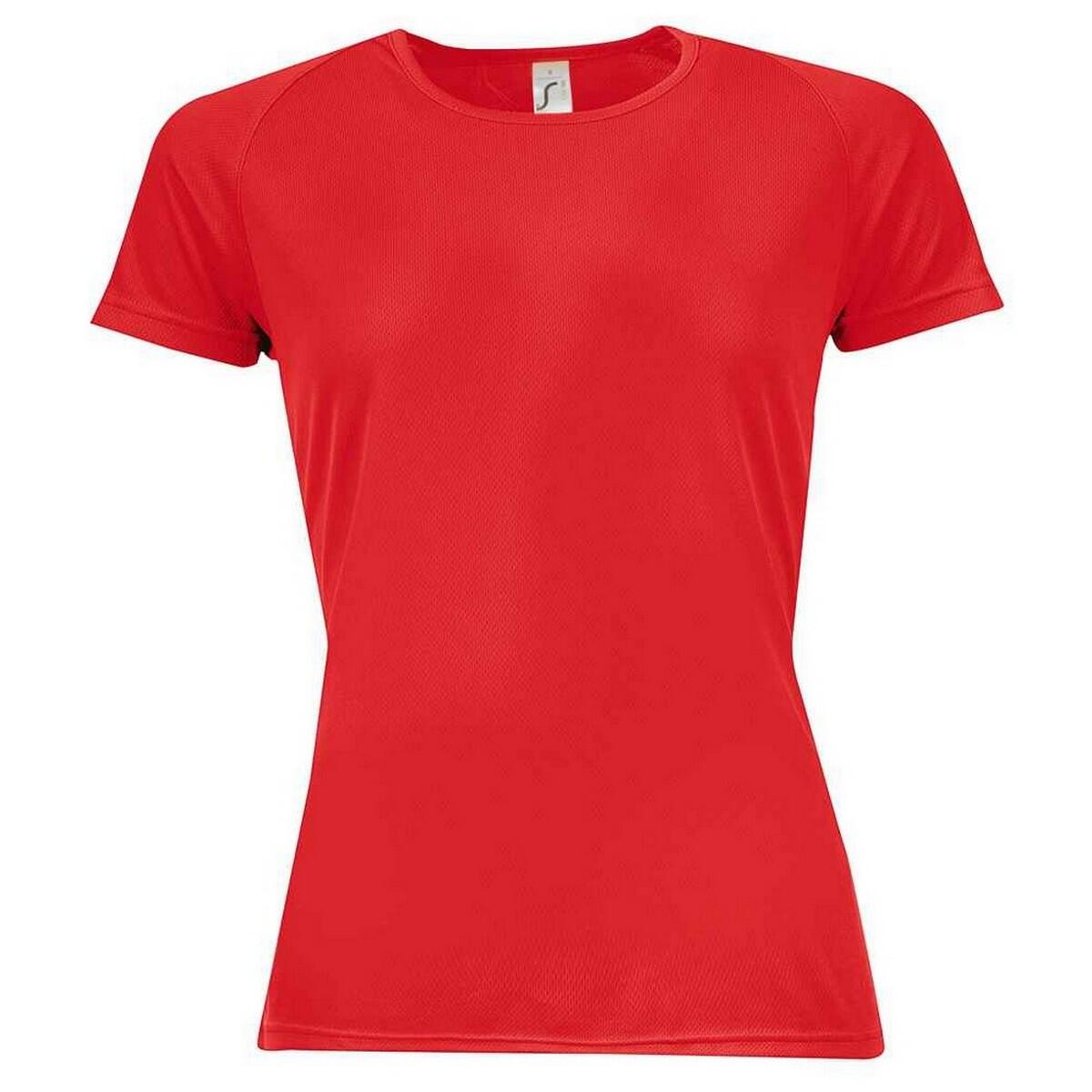 Sol's - Tshirt Sporty Femme (rouge) - T-shirt Manches Courtes - Rouge - S - Decathlon