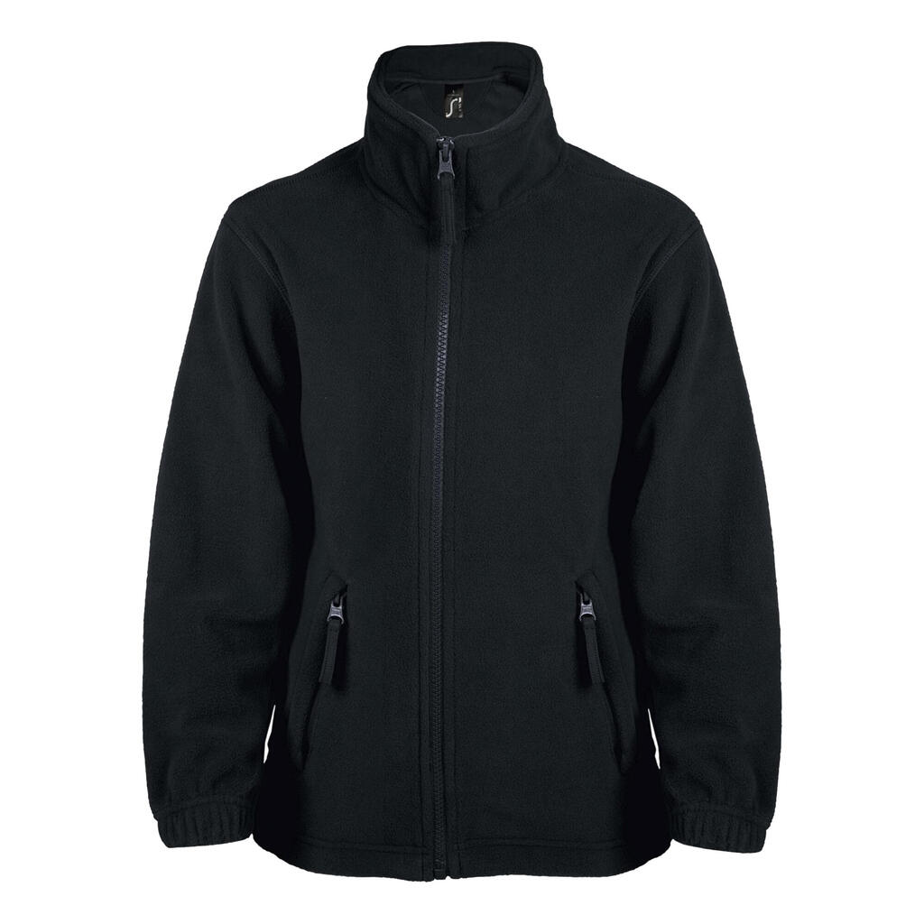 Childrens/Kids North Fleece Jacket (Black)