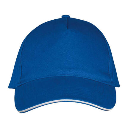 Casquette De Baseball LONG BEACH (Blanc / Bleu Marine)