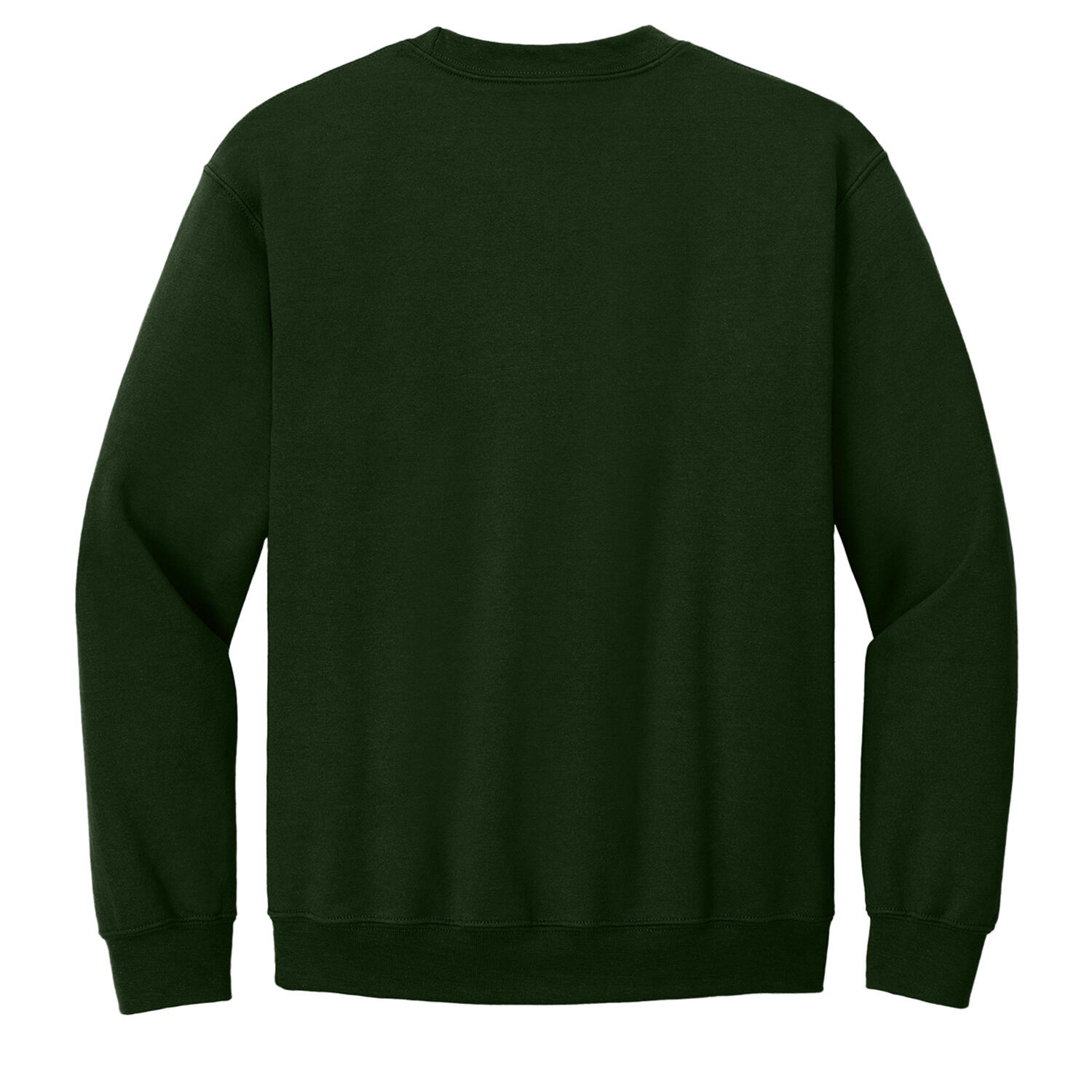 Felpa Girocollo Adulto Unisex Gildan Verde Foresta 2/3
