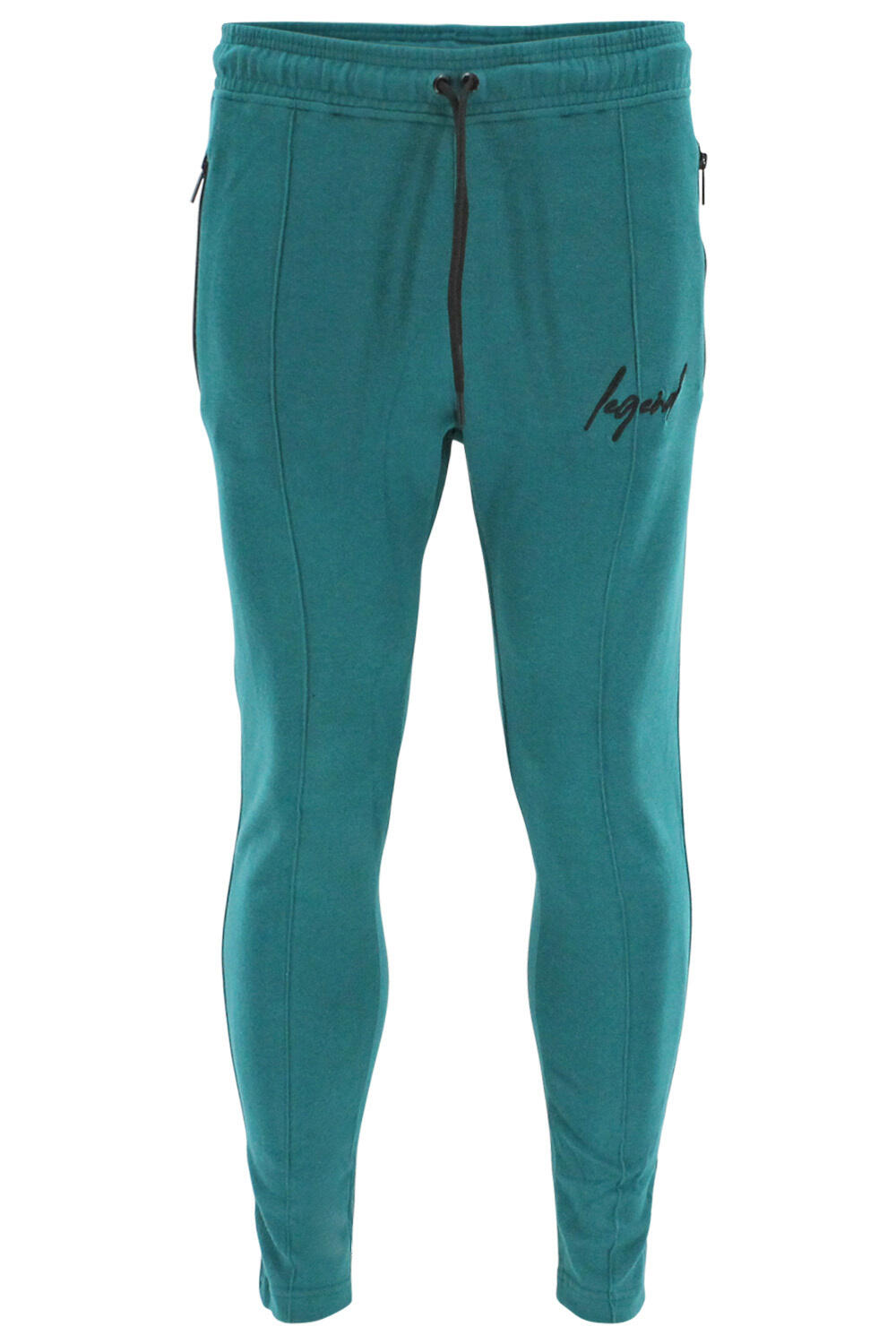 Trouser LA Luxe Lounge Petrol heren/dames katoen 1/5