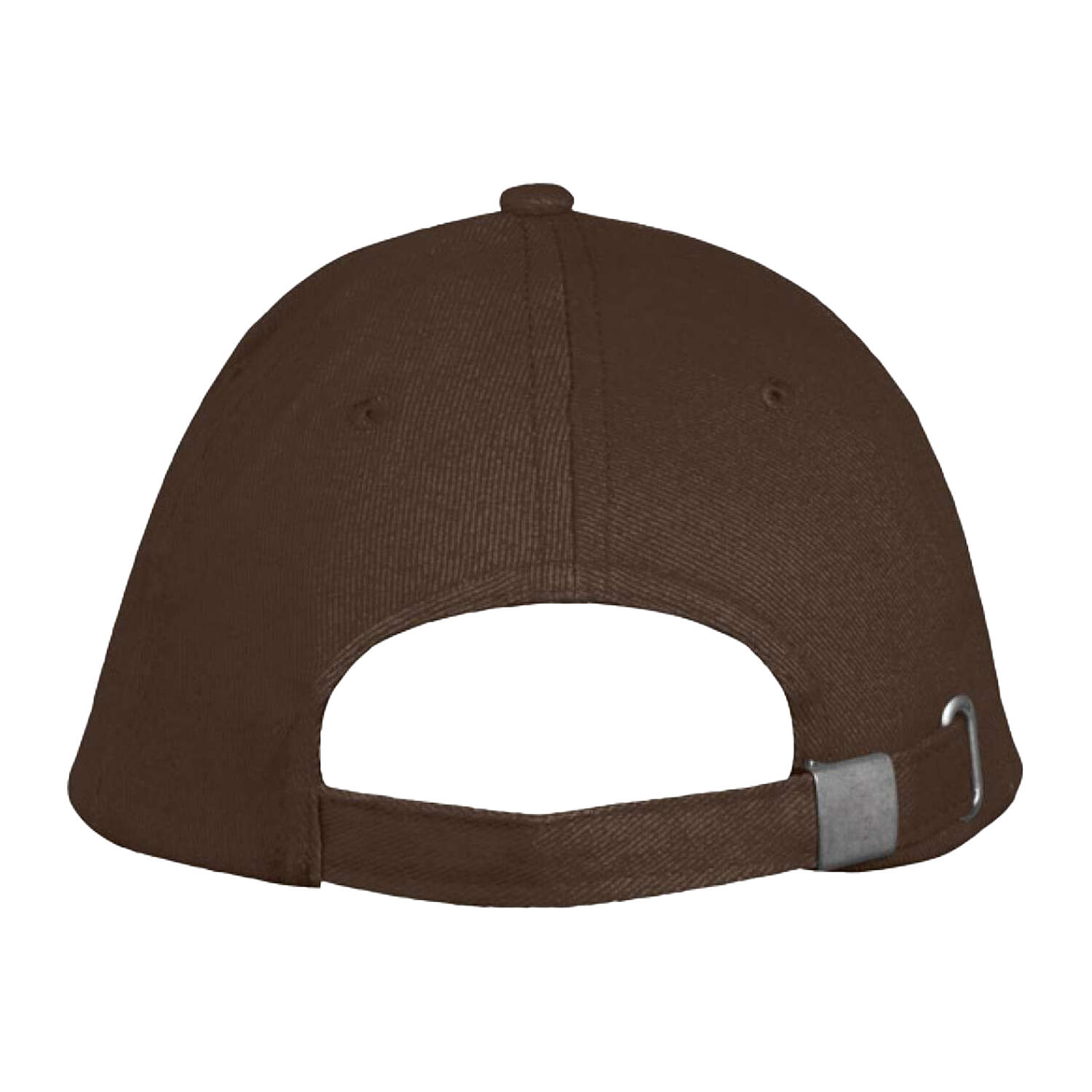 Long Beach 5 Paneel Baseball Cap (Chocolade) 2/4