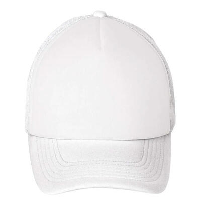 Bubble colour block baseball cap (wit/zwart)