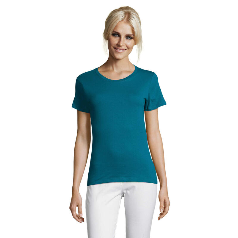 Tshirt REGENT Femme (Bleu Canard)