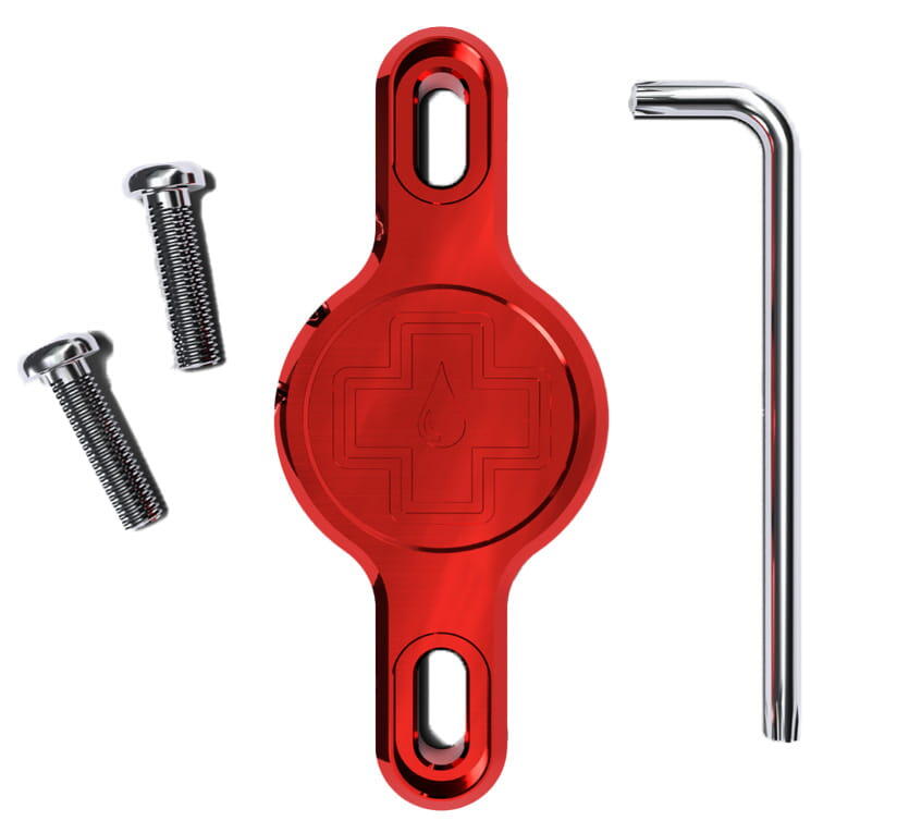 MUC-OFF Secure Tag Holder 2.0 - red