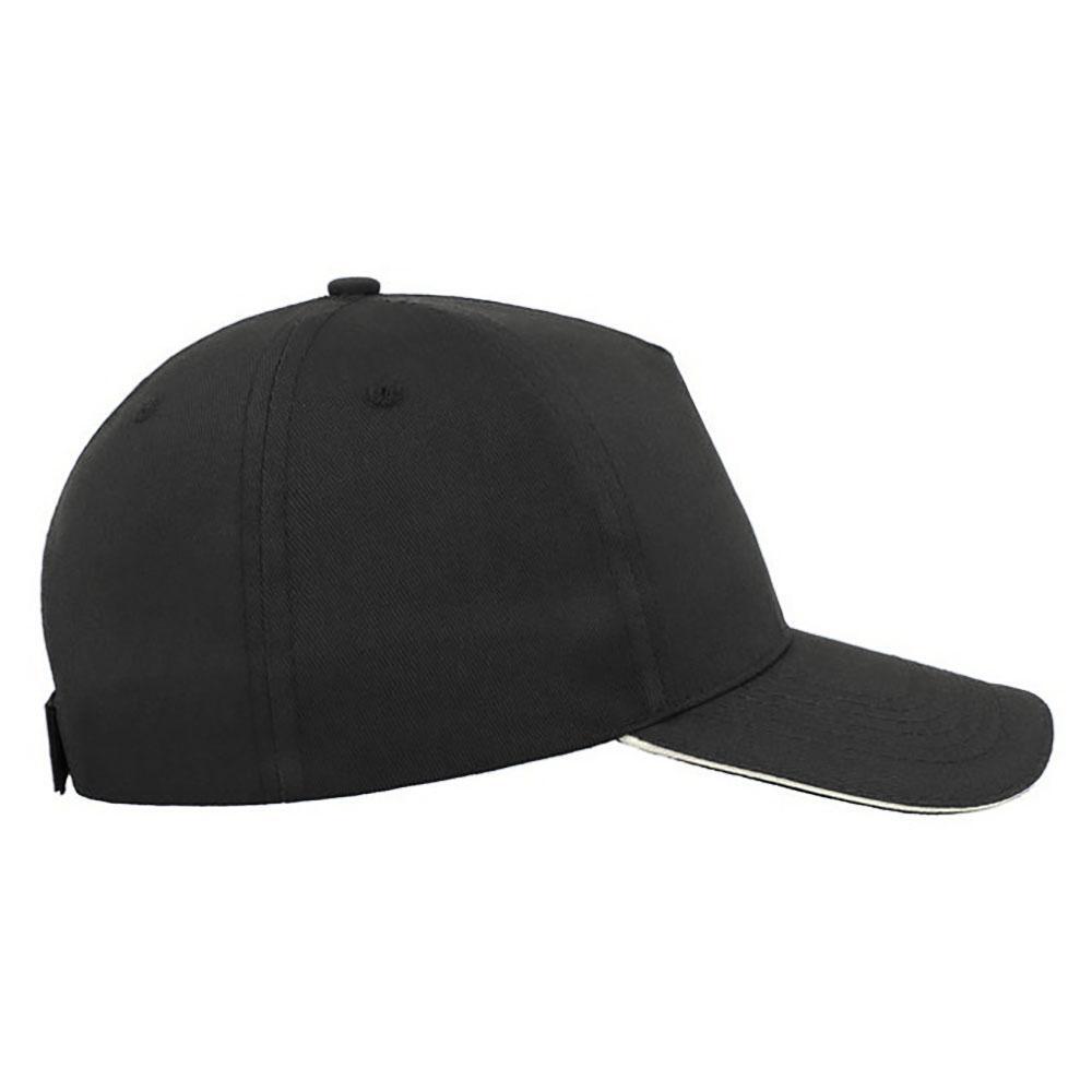 Casquette Sandwich START 5 Mixte (Noir / Blanc) 2/3