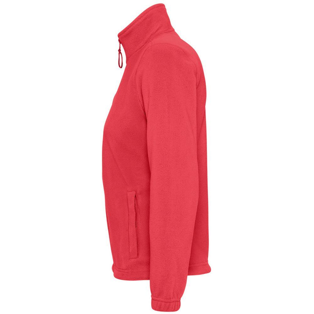 Veste Polaire NORTH Femme (Rouge) 3/4