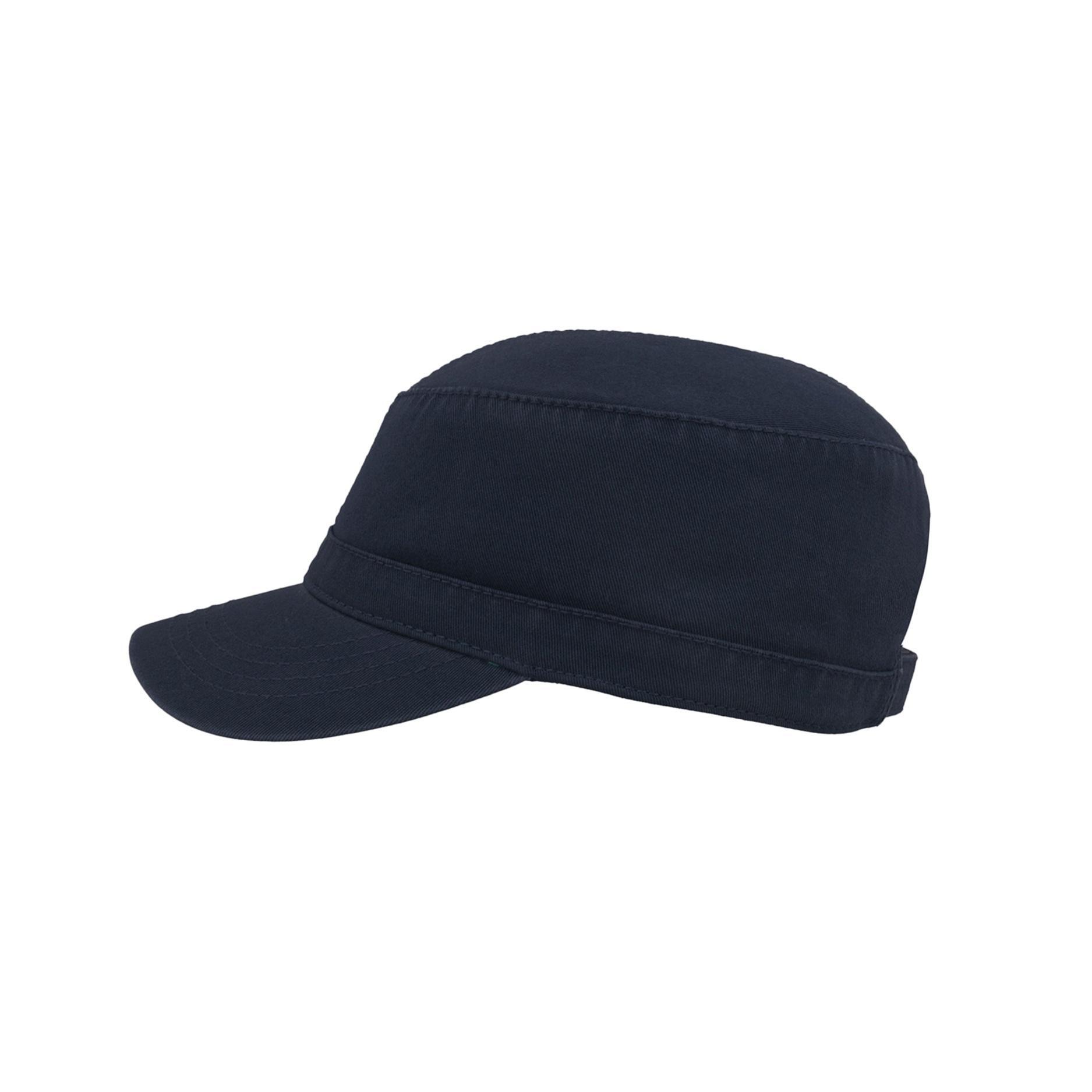 Chino Cappellino Con Visiera In Cotone Modello Militare Adulti/Unisex Atlantis 4/4
