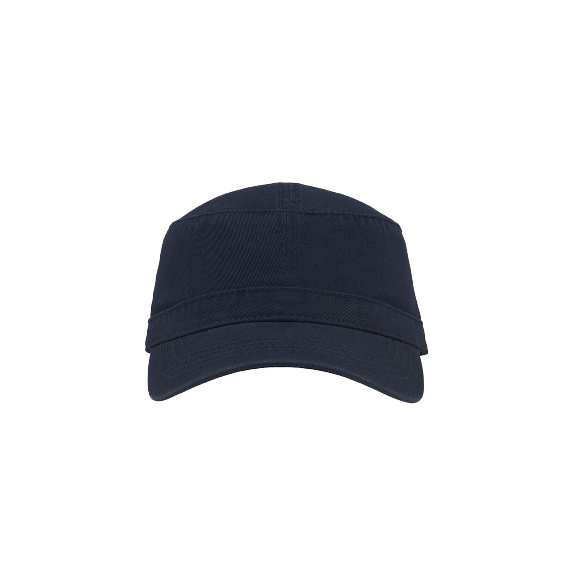 Chino Cappellino Con Visiera In Cotone Modello Militare Adulti/Unisex Atlantis 3/4