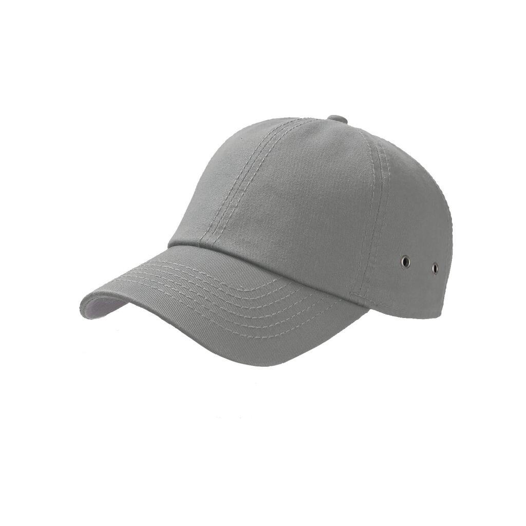 Action 6 Panel Chino Baseball Cap (Grey)