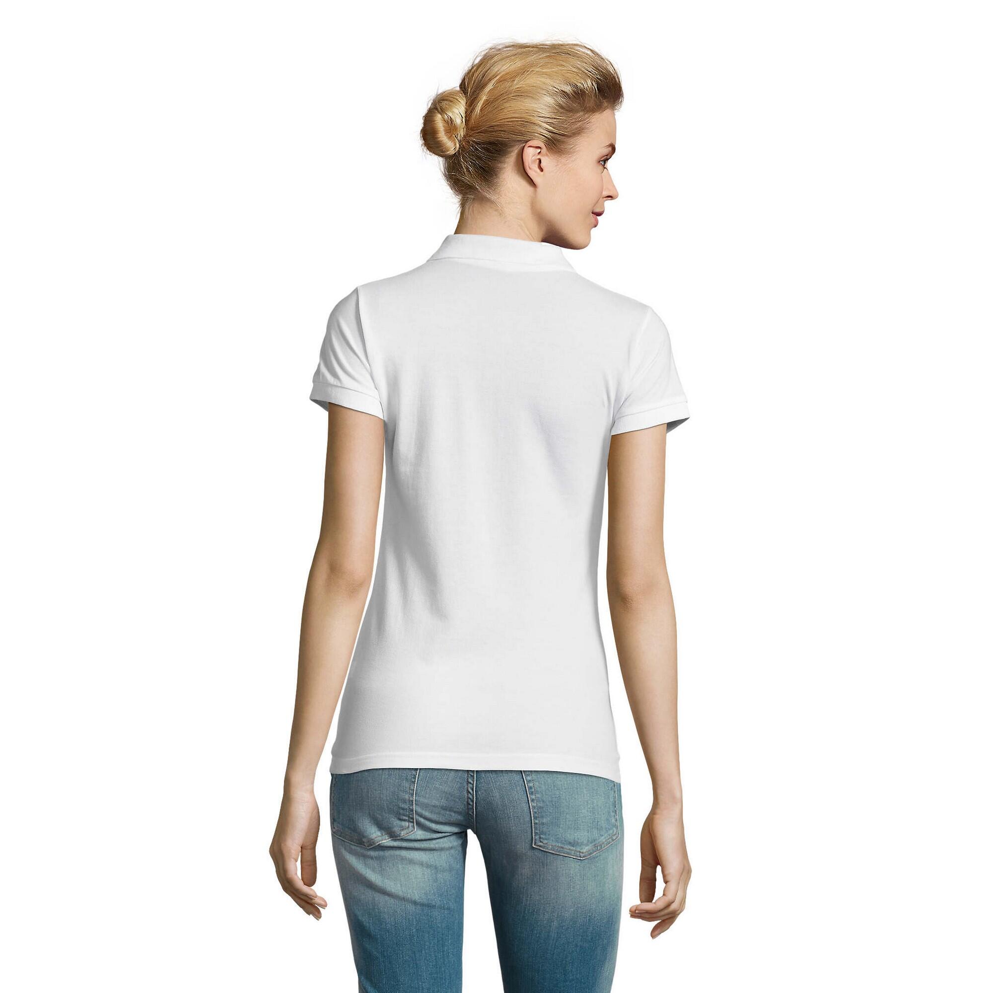 Camisola pólo Perfect para senhora/senhora (Branco) 2/4