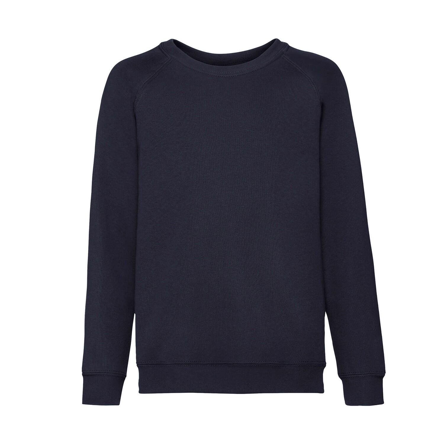 Crianças/Crianças Camisola Clássica Raglan Marinha Profunda