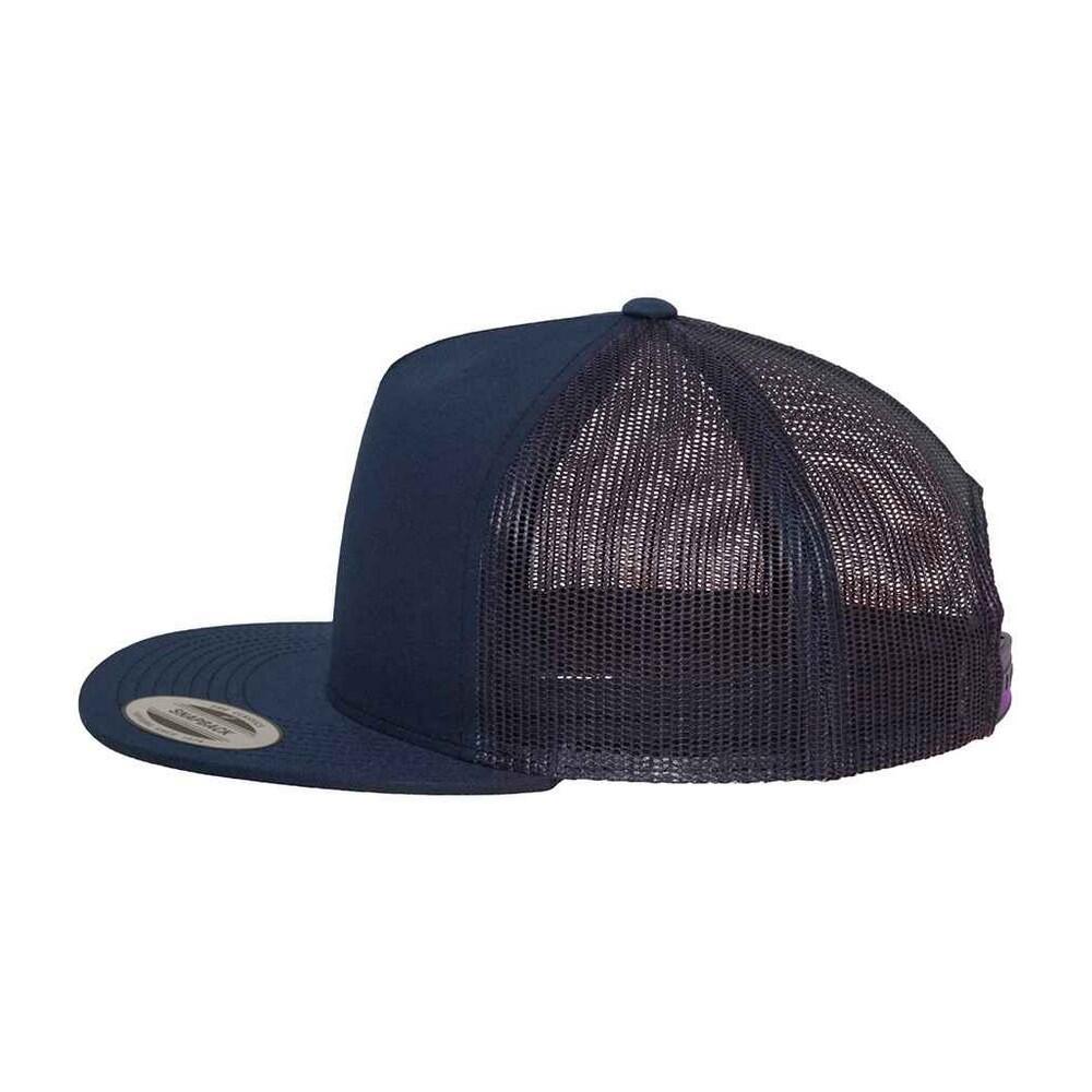 "Classic" Trucker Cap Damen und Herren Marineblau 4/4