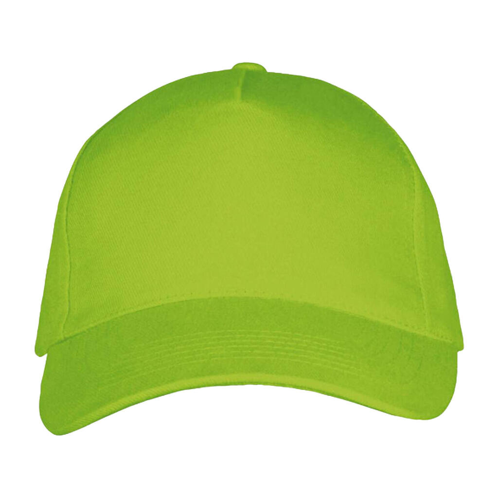 Long Beach 5 Panel Baseball Cap (Lime)