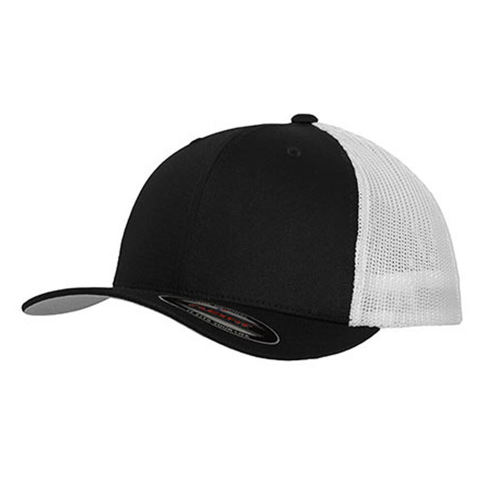 Flexfit - Casquette Trucker Motif/style Deux Tons (noir) - Chapeau - Noir - 38 S - Decathlon