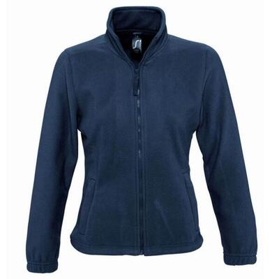 Dames north full zip fleece jacket (bosgroen)