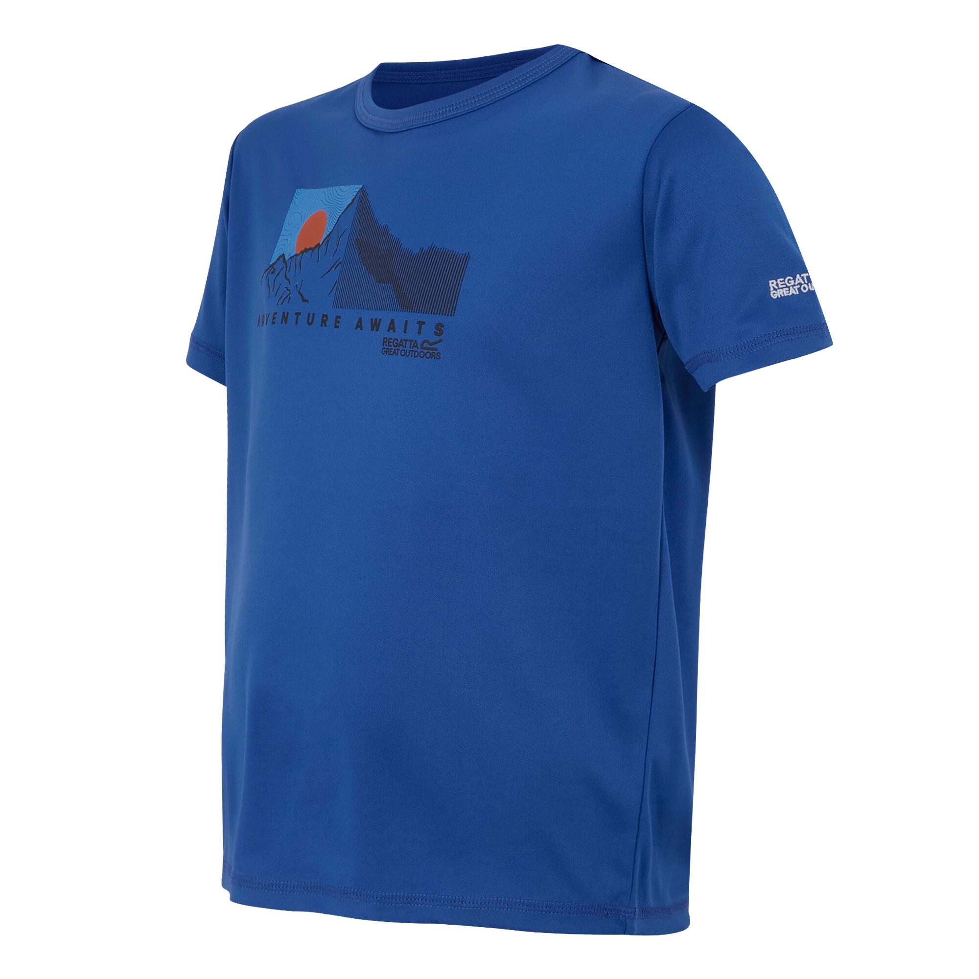 Tshirt ALVARADO ADVENTURE AWAITS Enfant (Bleu Olympien) 3/5