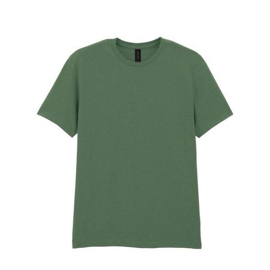 Tshirt Motif/style Uni SOFTSTYLE Adulte (Vert Kaki)