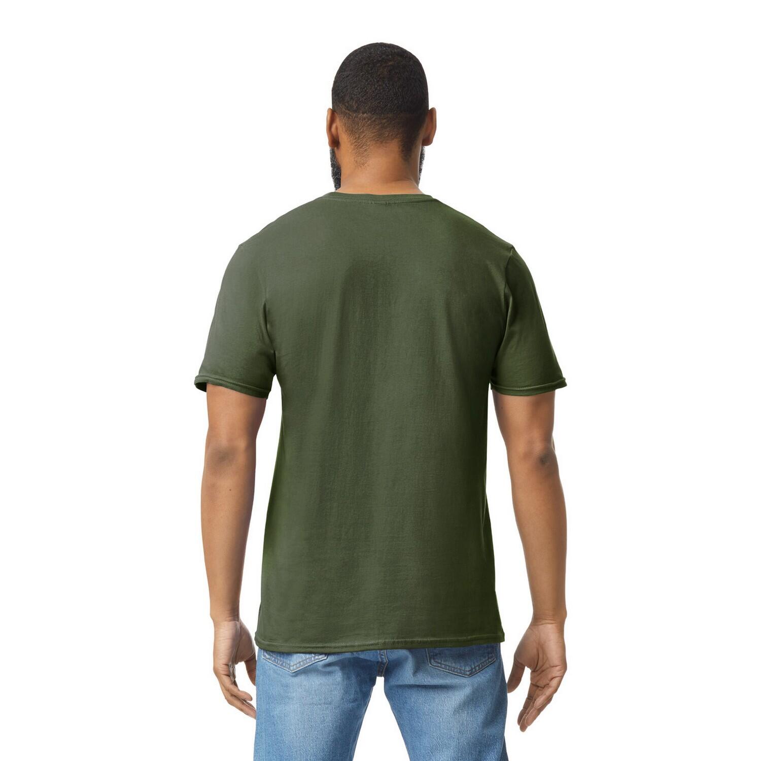 Tshirt Motif/style Uni SOFTSTYLE Adulte (Vert Kaki) 2/3