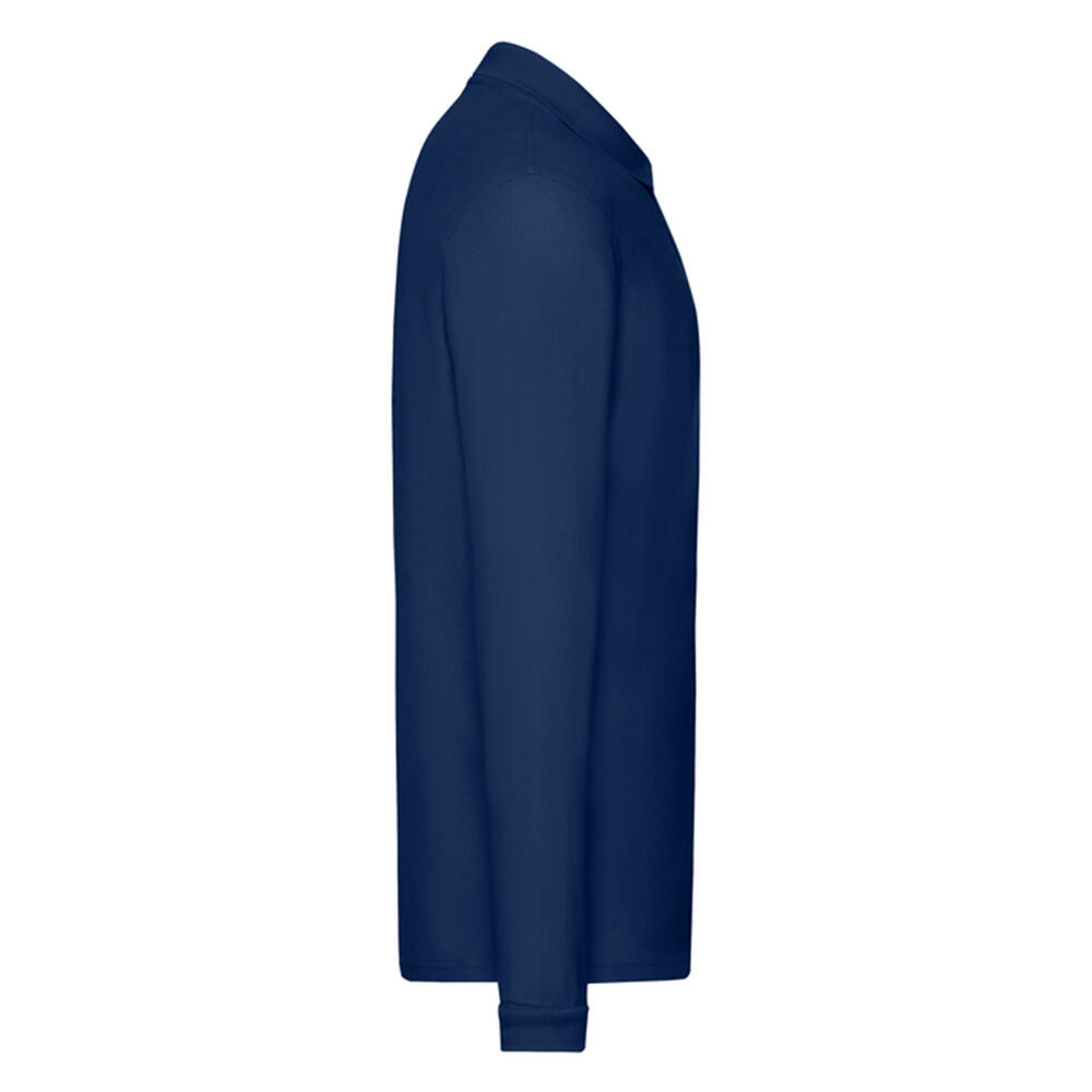 Polo Premium de Manga Larga para Hombre Marino 3/3