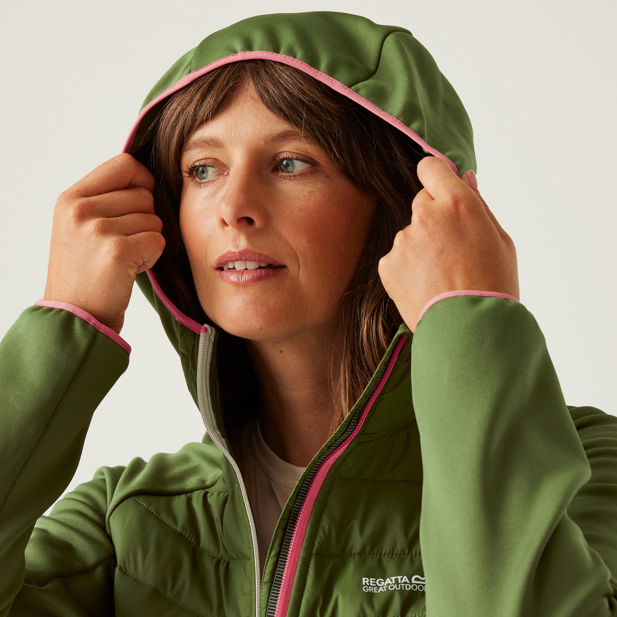 Gevulde Jas Dames Insulated Hooded Andreson V Hybrid 6/7