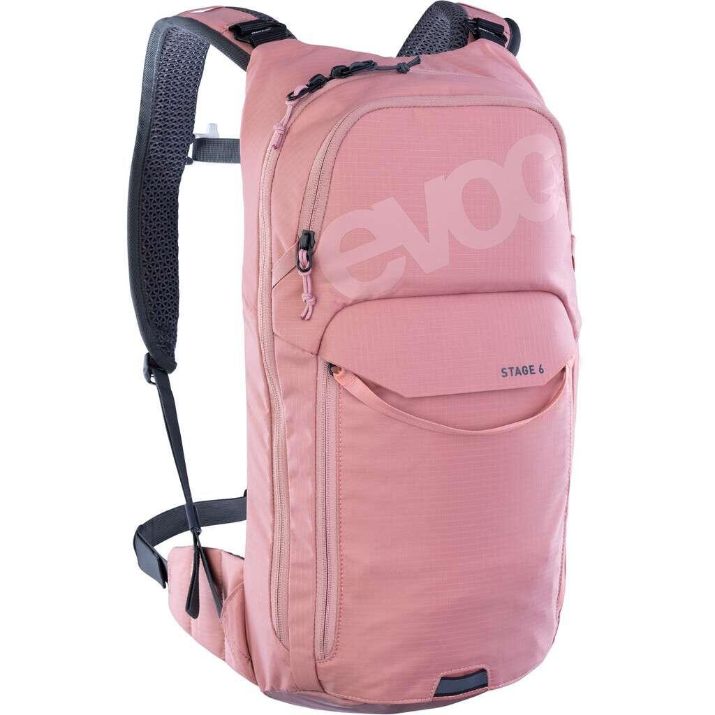 Evoc Stage 6L MTB Rucksack Grey + 2L Water Pocket 2/7