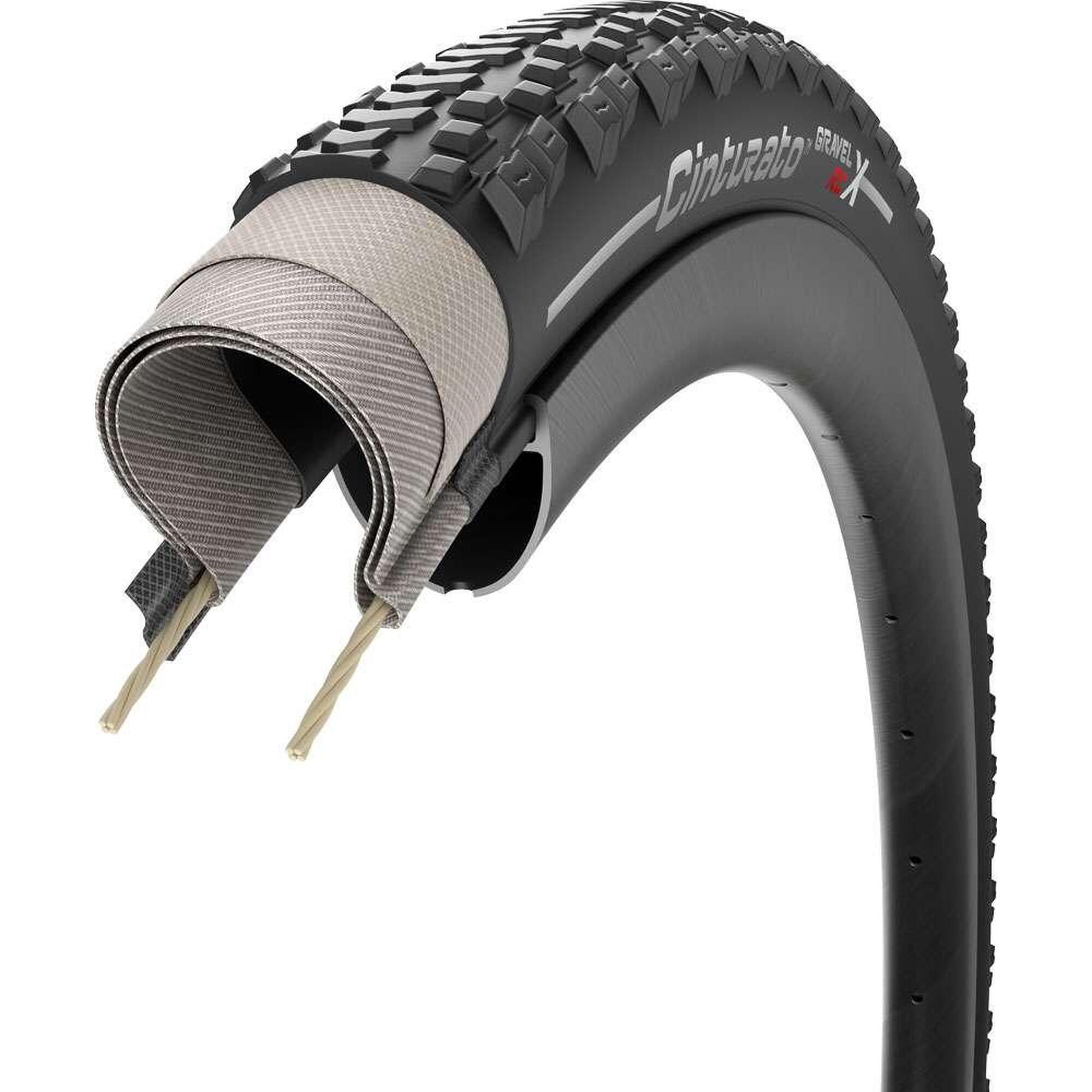 Pirelli - Pneu Pirelli Cinturato Gravel Rc X Tlr - Pneu - Noir - 40-622 - Decathlon