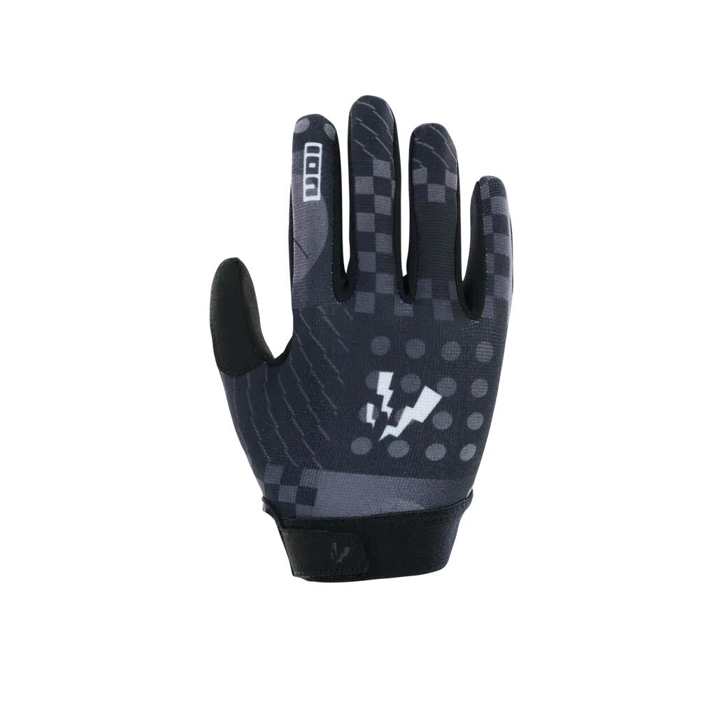 CYCLISION Lange Handschuhe Kinder ION Scrub Schwarz