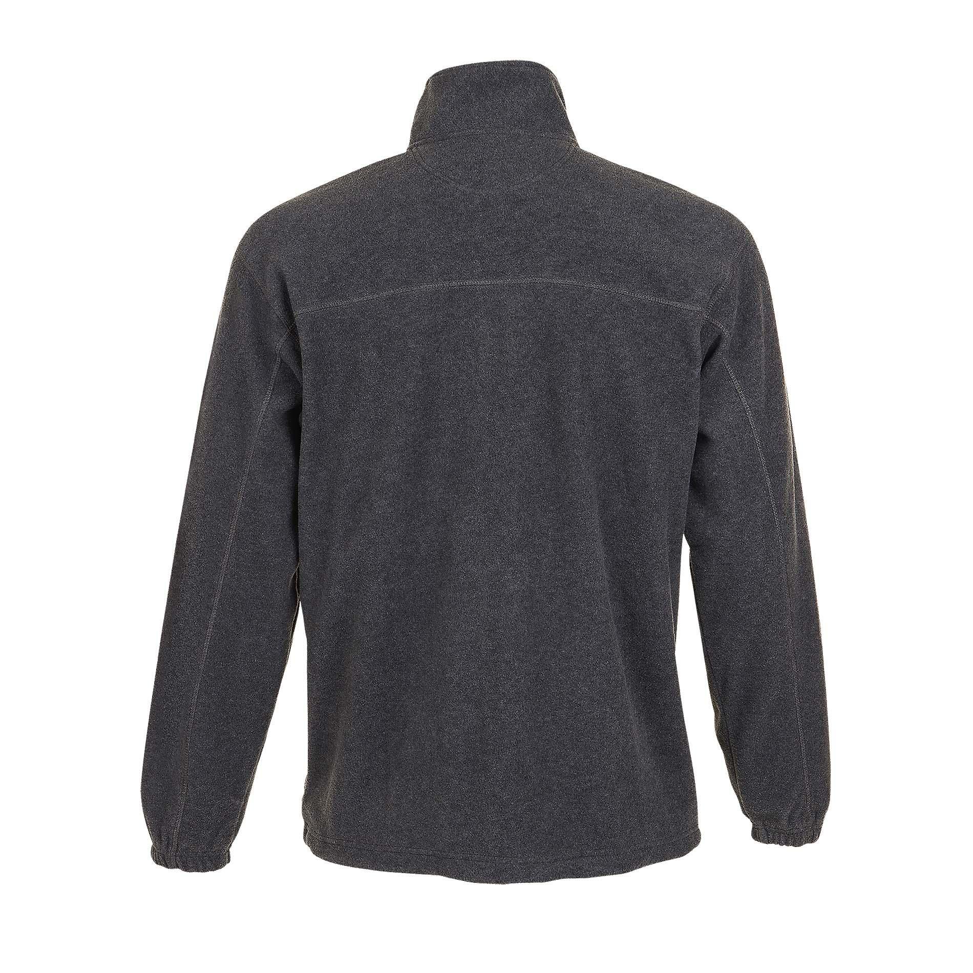 Felpa Invernale Da Esterni Con Zip Uomo SOLS North Grigio Screziato 2/4