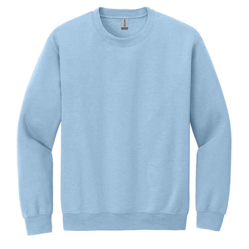 Unisex Adult Heavy Blend Crew Neck Sweatshirt (Light Blue)