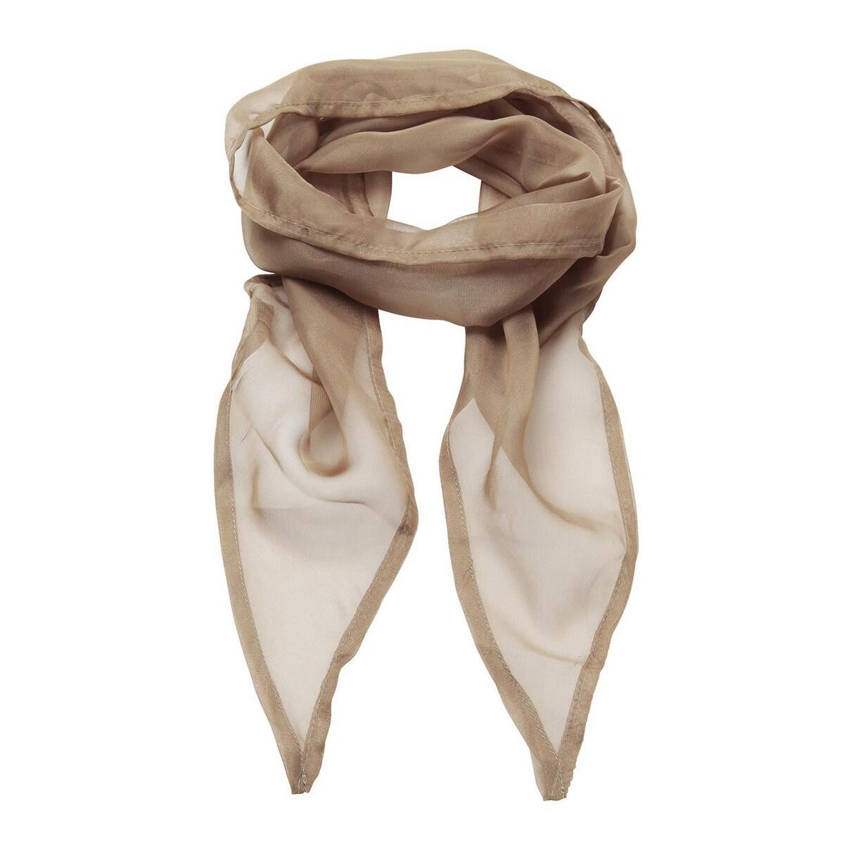 PREMIER Cachecol Chiffon Mulher Caqui